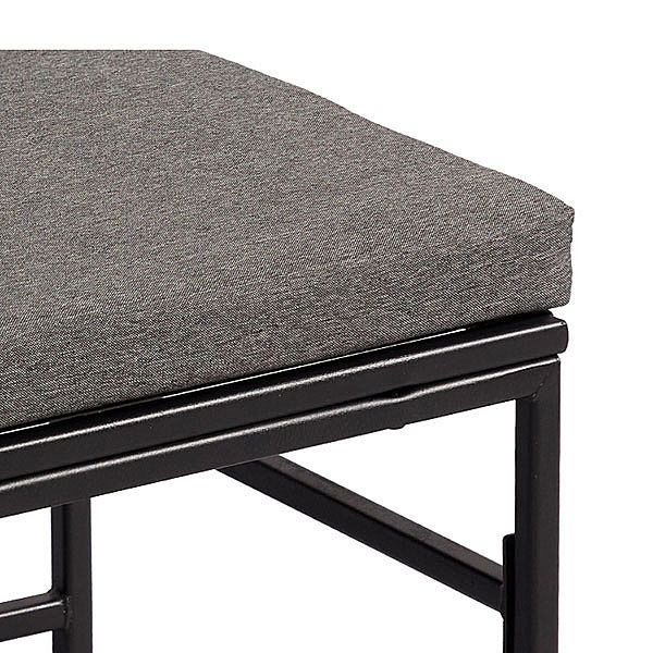 Sillas tejidas con cuerda de cuatro piezas y vajillas tejidas de ratán - 10D01B