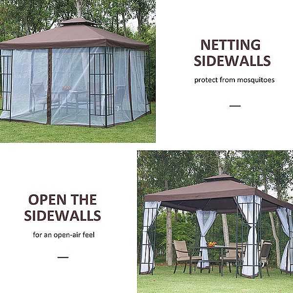 Refugio con Carpa de Malla - 10G01O